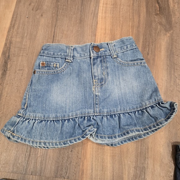 Girls Denim Jean Dress Jumper Skirt Lot Mixed Vintage To Modern Size 3T - 6X - Picture 13 of 16